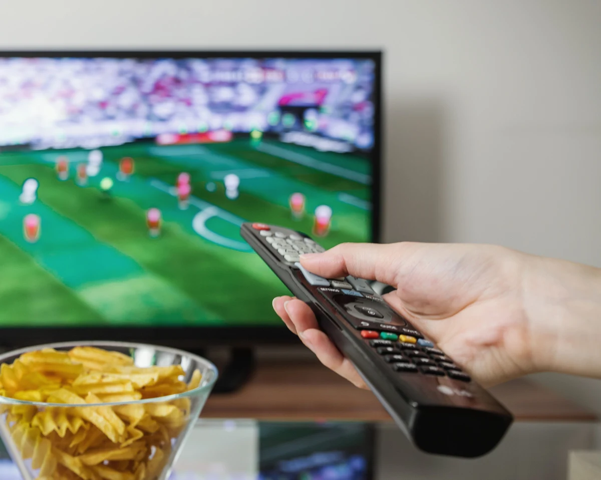 Television viewing with a handheld remote control